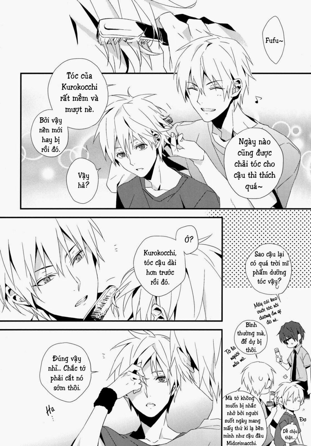 Kuroko – Tuyển thủ vô hình: Color Chart 1: Chapter 1
