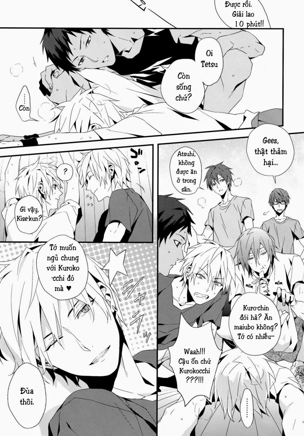 Kuroko – Tuyển thủ vô hình: Color Chart 1: Chapter 1