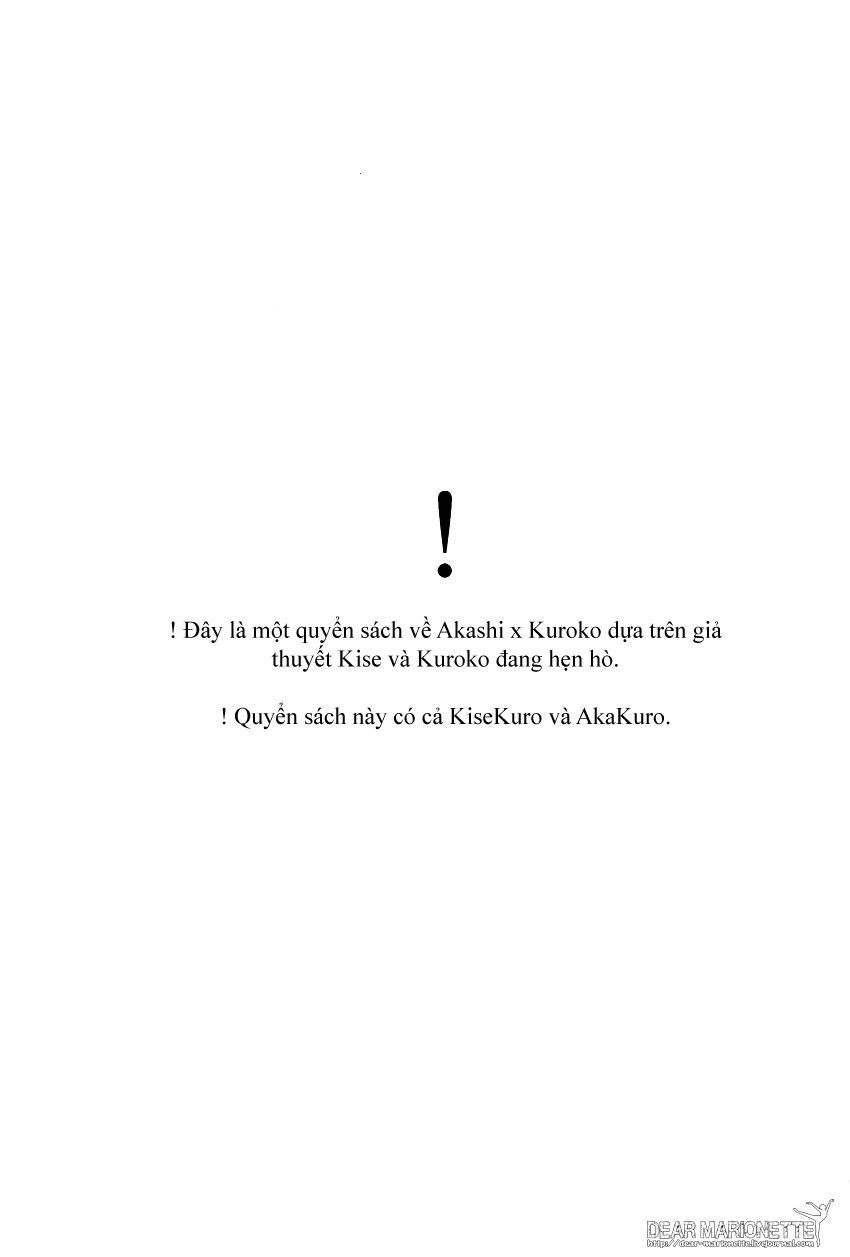 Kuroko – Tuyển thủ vô hình: Slow Down: Chapter 1: Oneshot