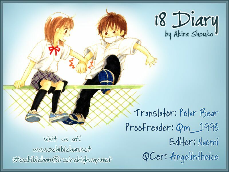 18 Diary: Chapter 3