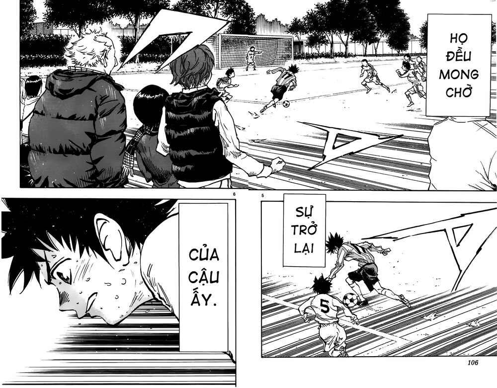 Be Blues! - Ao Ni Nare: Chapter 23: Kỹ năng ngoặt bóng bó vào trong!