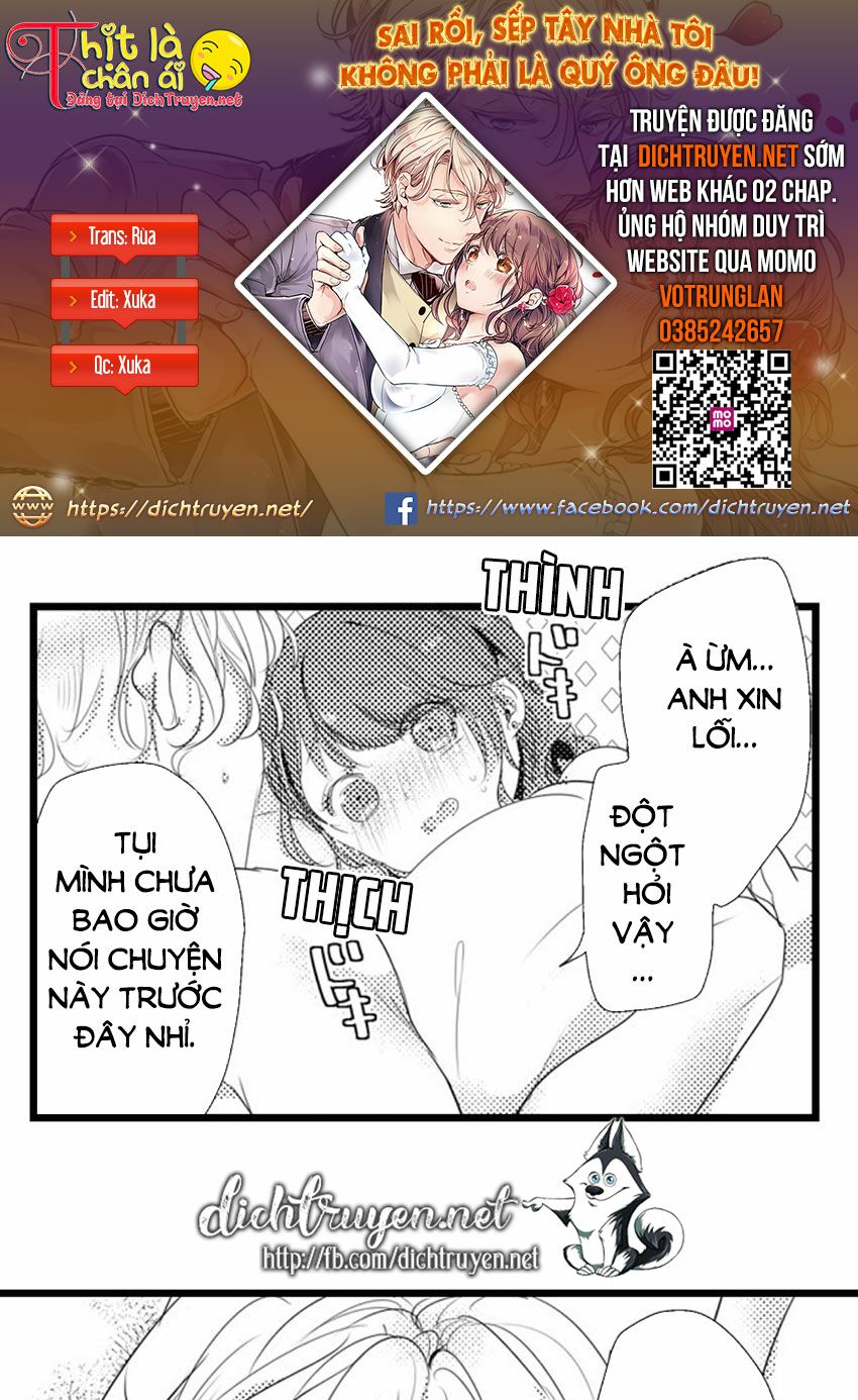 Sai rồi, sếp tây nhà tôi không phải là quý ông đâu!: Chapter 42
