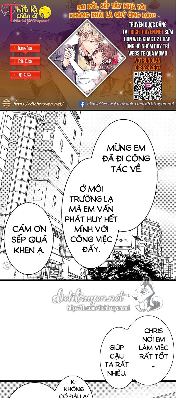 Sai rồi, sếp tây nhà tôi không phải là quý ông đâu!: Chapter 48