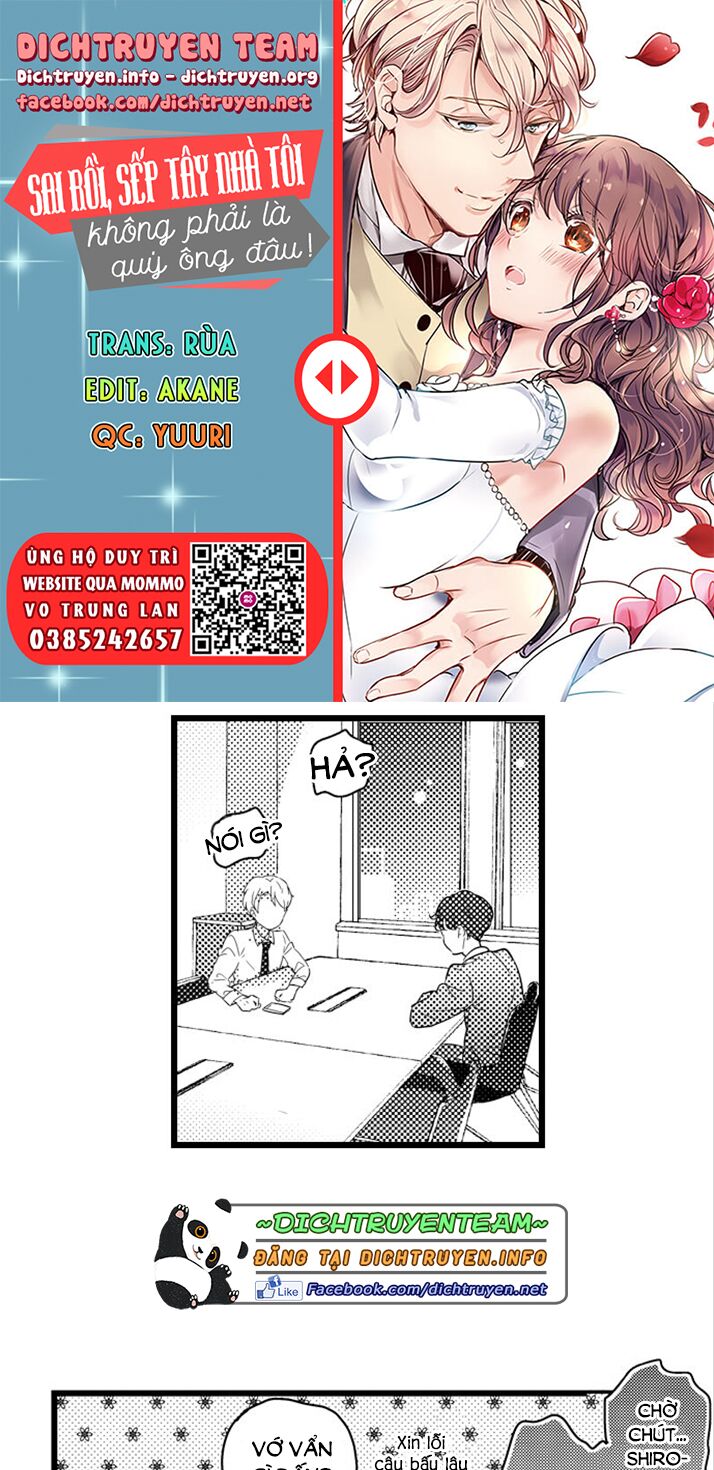 Sai rồi, sếp tây nhà tôi không phải là quý ông đâu!: Chapter 71
