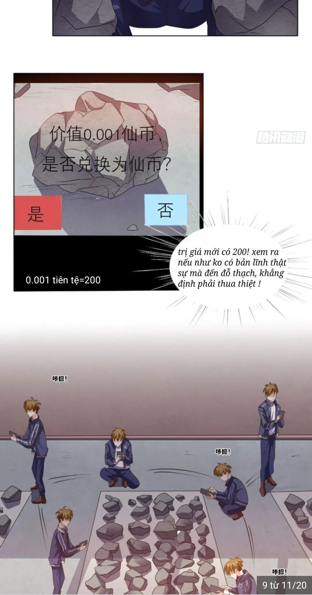 Wechat Siêu Cấp: Chapter 8: đỗ thạch (cược thạch)