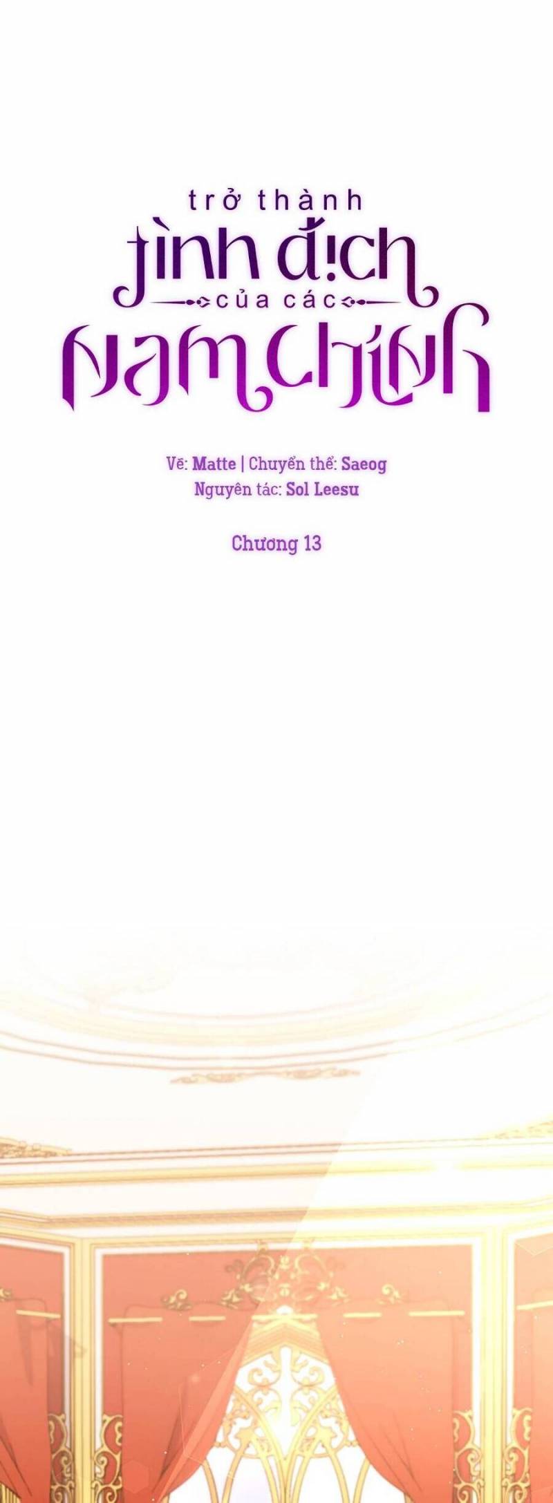 Trở Thành Tình Địch Của Nam Chính: Chapter 13