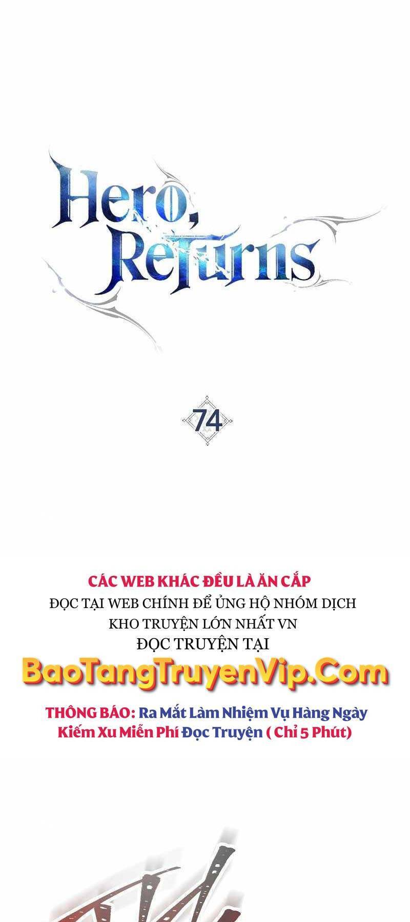 Anh Hùng Trở Về: Chapter 74
