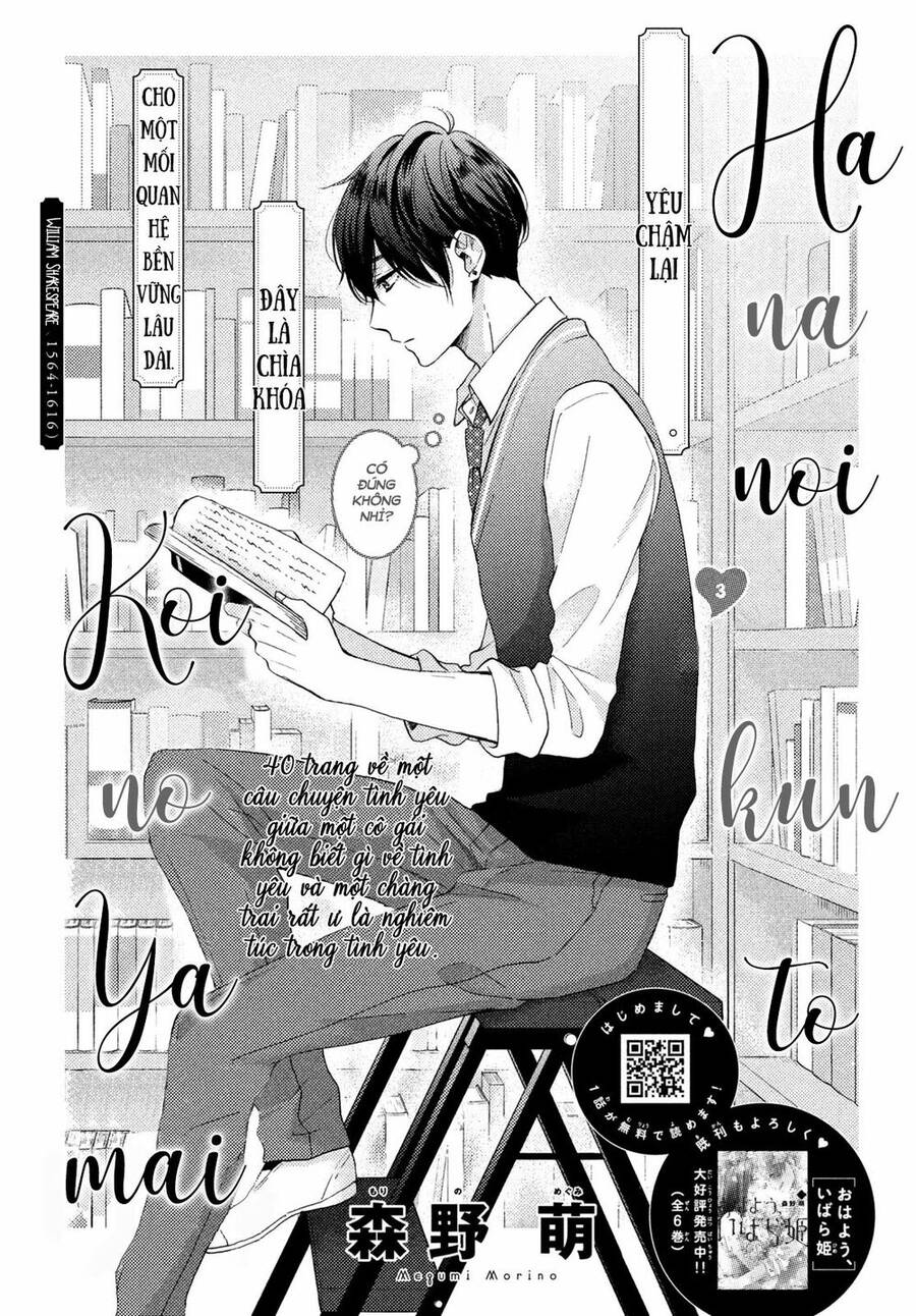 Hananoi-Kun Và Căn Bệnh Tình Yêu: Chương 3