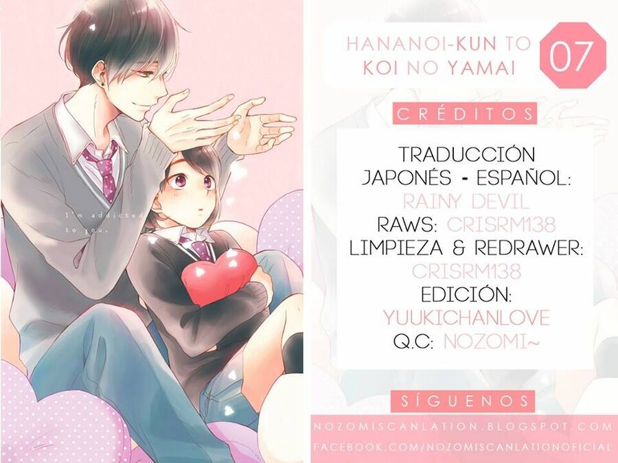 Hananoi-Kun Và Căn Bệnh Tình Yêu: Chương 7