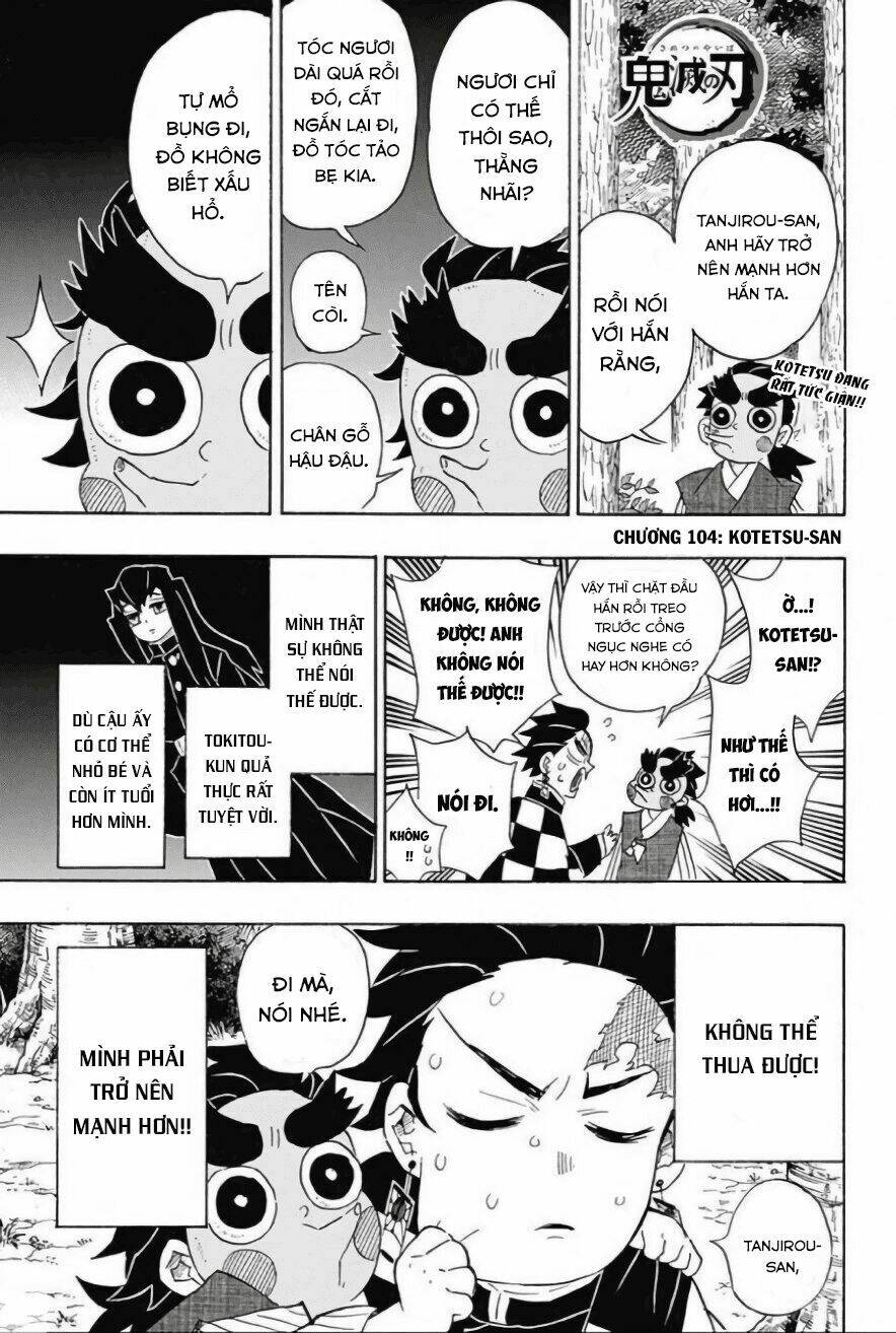 Thanh Gươm Diệt Quỷ: Chapter 104: Kotetsu-san