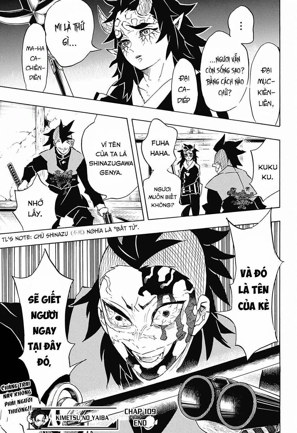 Thanh Gươm Diệt Quỷ: Chapter 109: Không thể chết