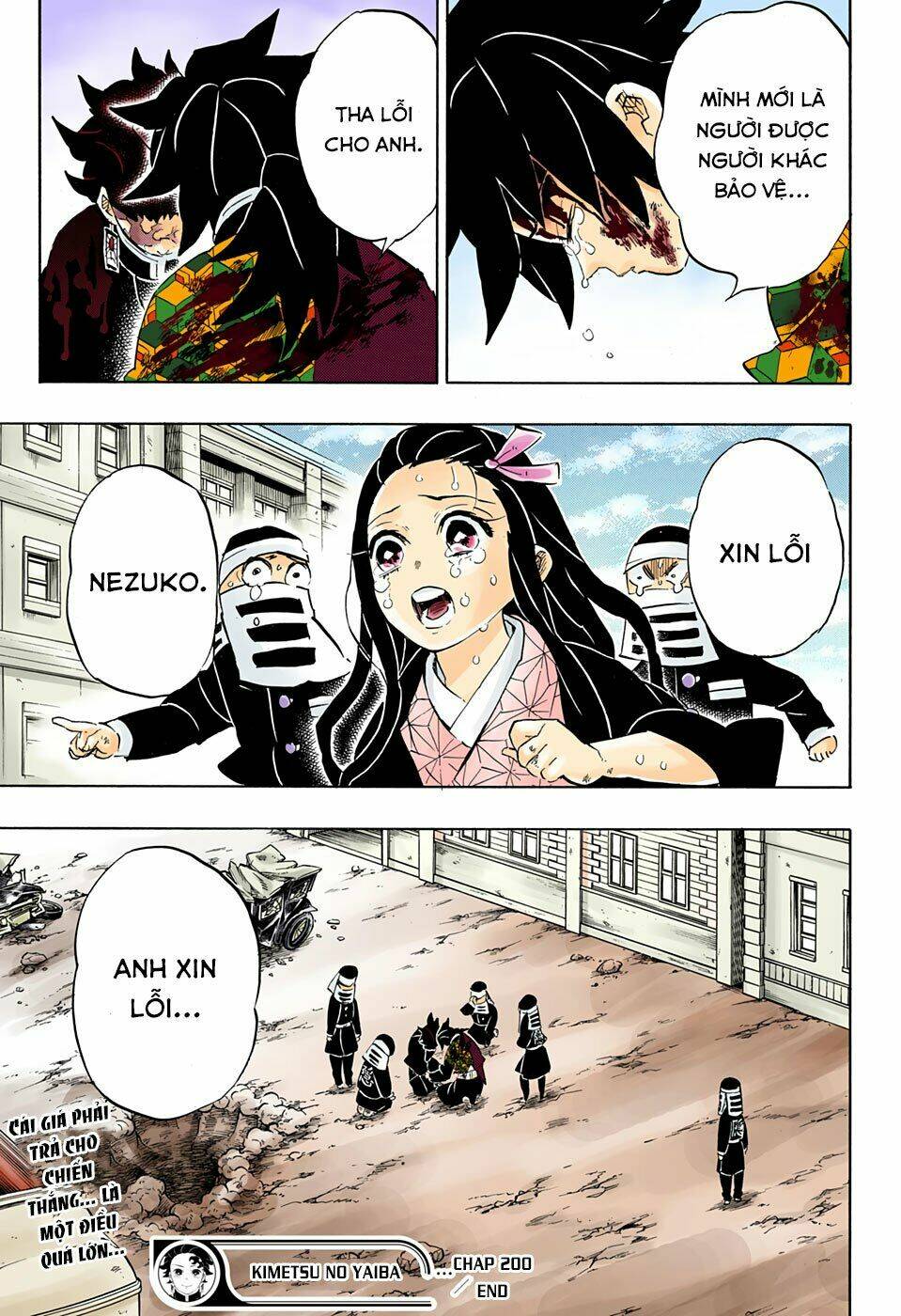 Thanh Gươm Diệt Quỷ: Chapter 200: Cái giá phải trả cho chiến thắng