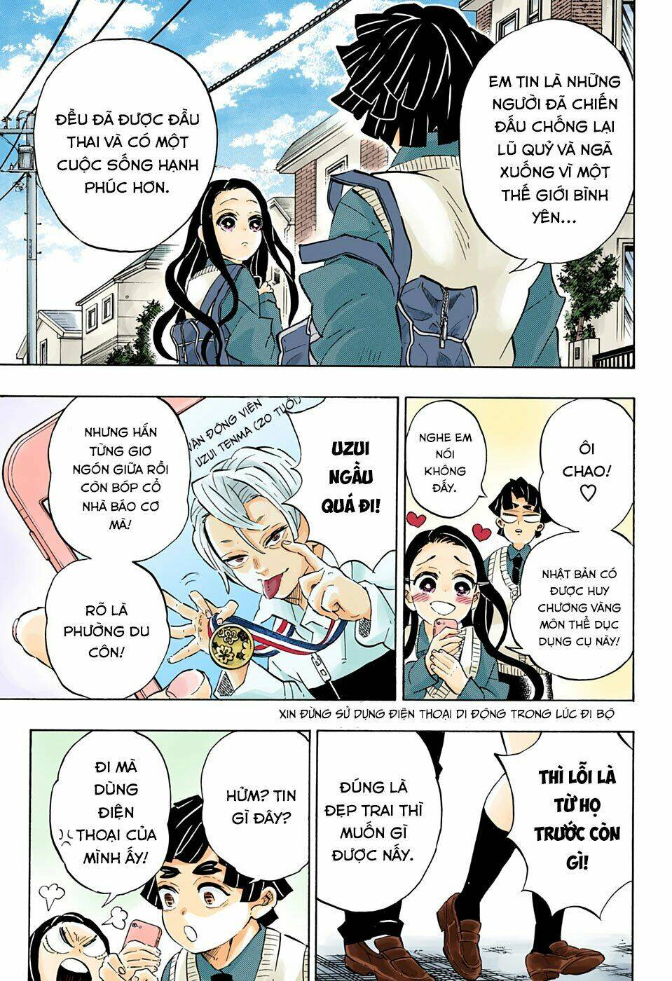 Thanh Gươm Diệt Quỷ: Chapter 205: Những cuộc sống mãi tỏa sáng theo tháng năm [END]
