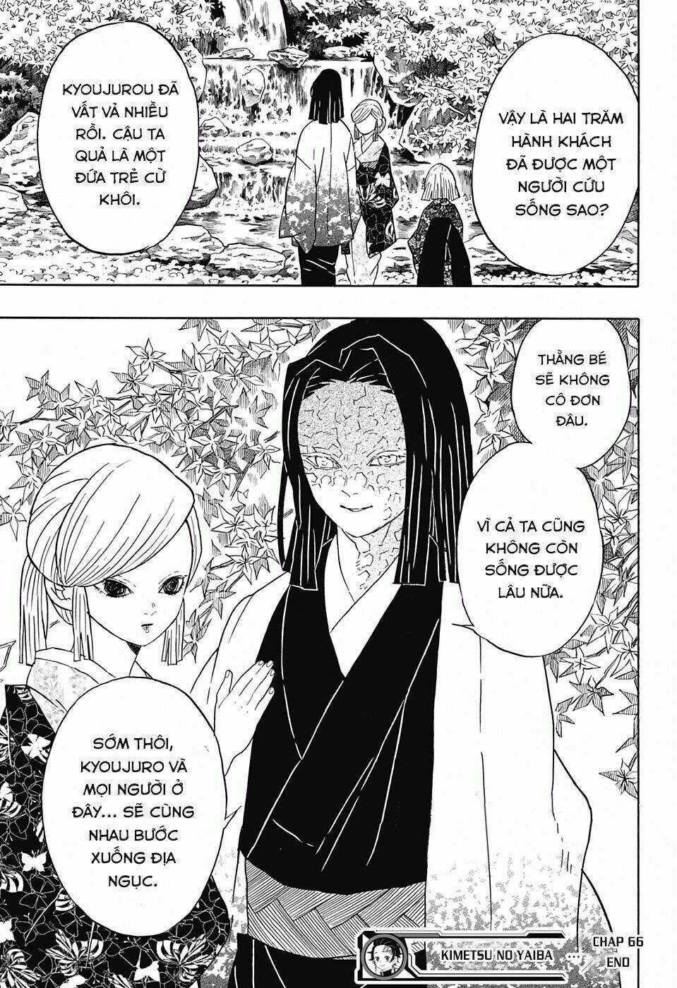 Thanh Gươm Diệt Quỷ: Chapter 66: Và bình minh đến