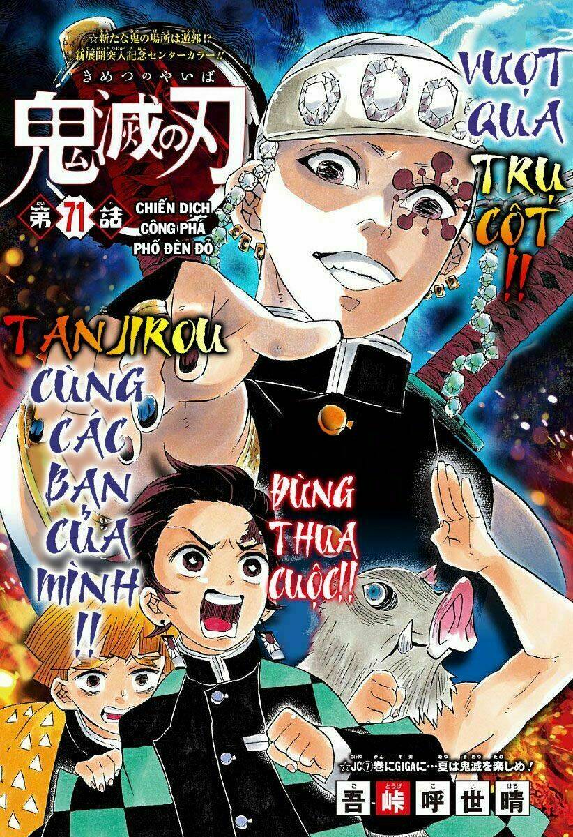 Thanh Gươm Diệt Quỷ: Chapter 71: Chiến dịch công phá Phố đèn đỏ