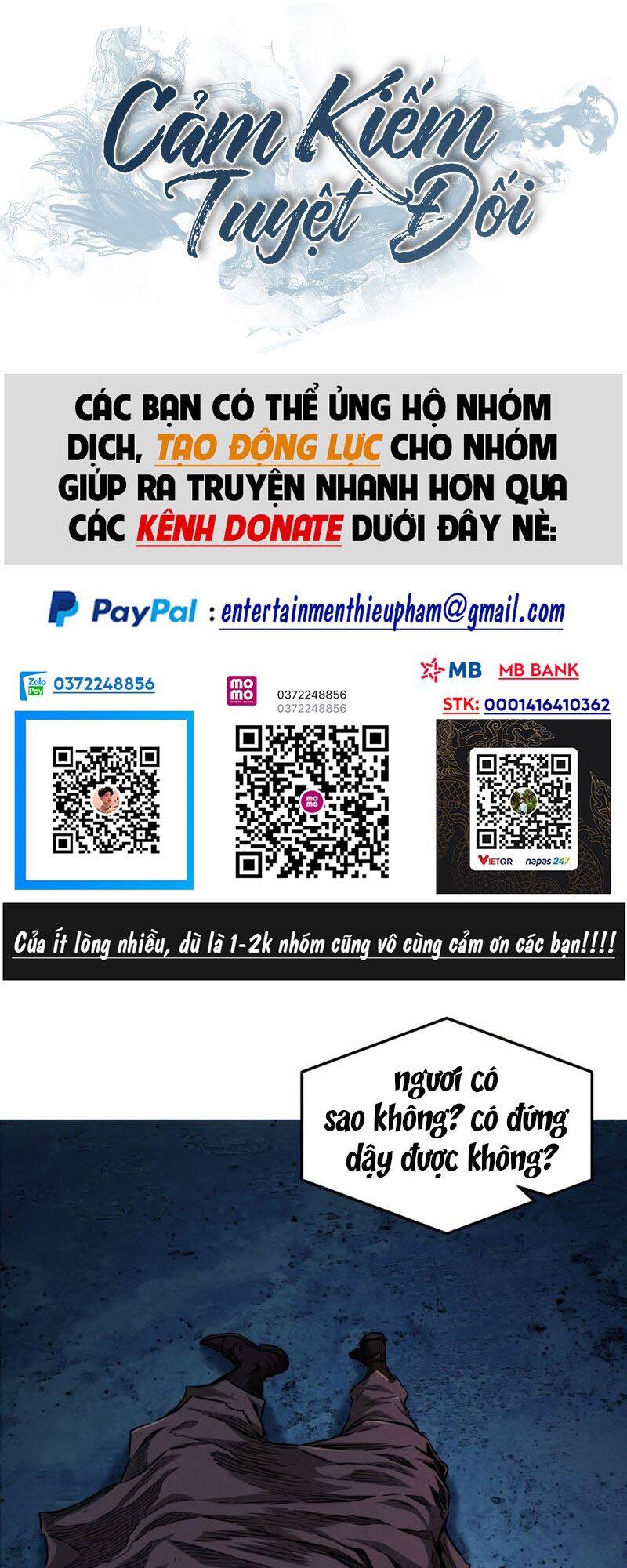 Cảm Kiếm Tuyệt Đối: Chương 2