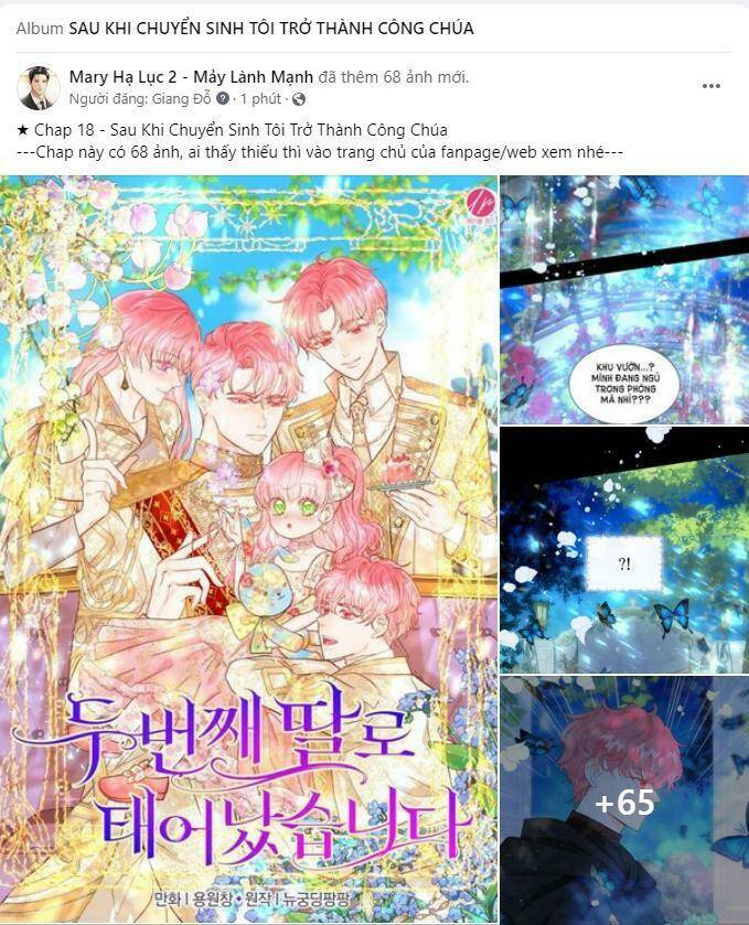 Tôi được sinh ra là con gái thứ hai: Chapter 18.1