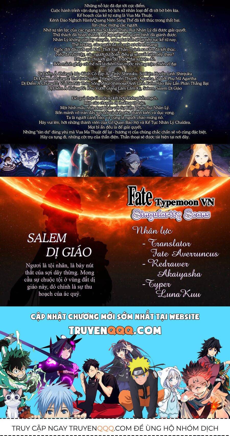 Dị Điểm Á Chủng Iv - Khu Vườn Giáng Lâm Cấm Kỵ Salem - Salem Dị Giáo: Chapter 50