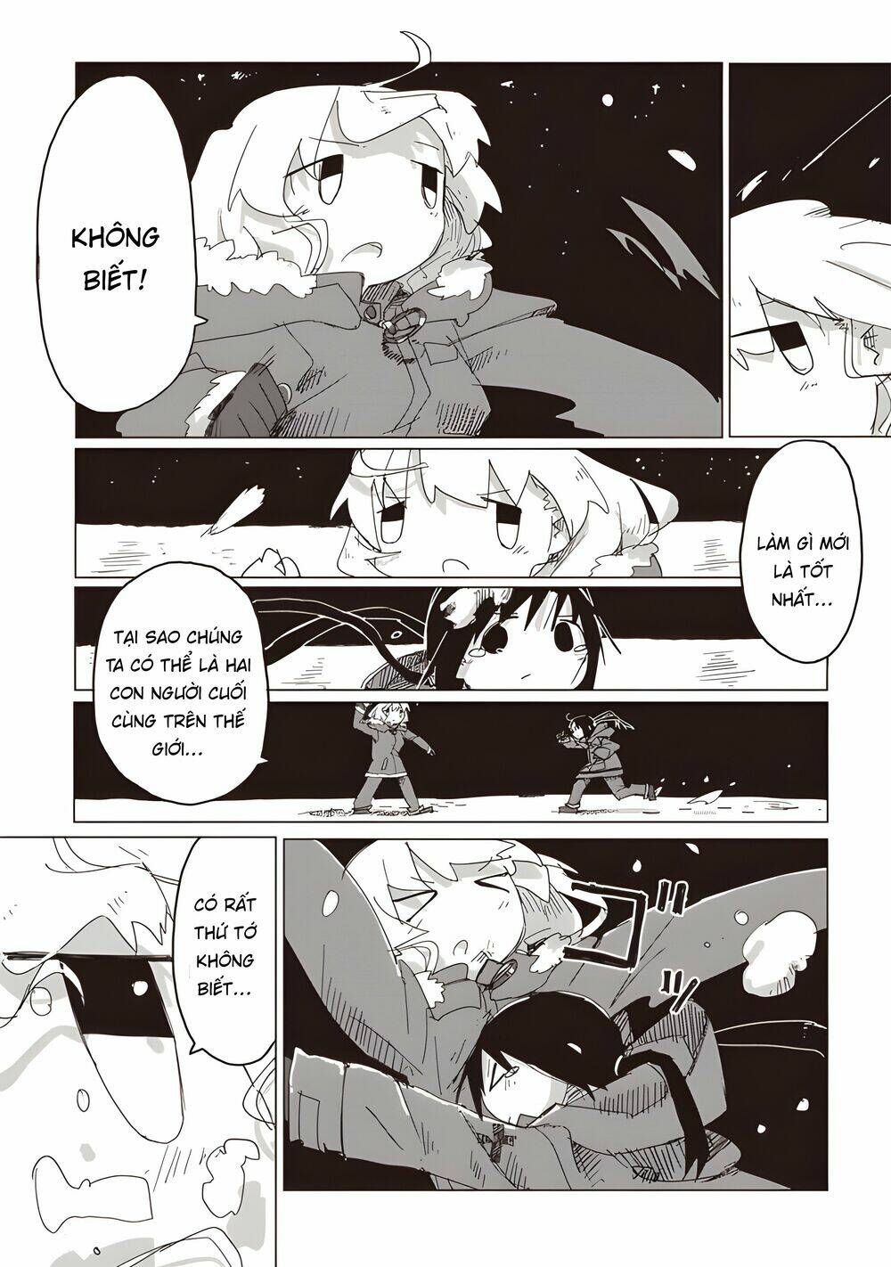 Shoujo shuumatsu ryokou: Chapter 43: End