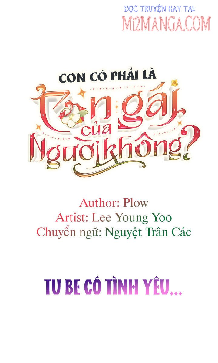 Con Có Phải Là Con Gái Của Người Không?: Chapter 59.5