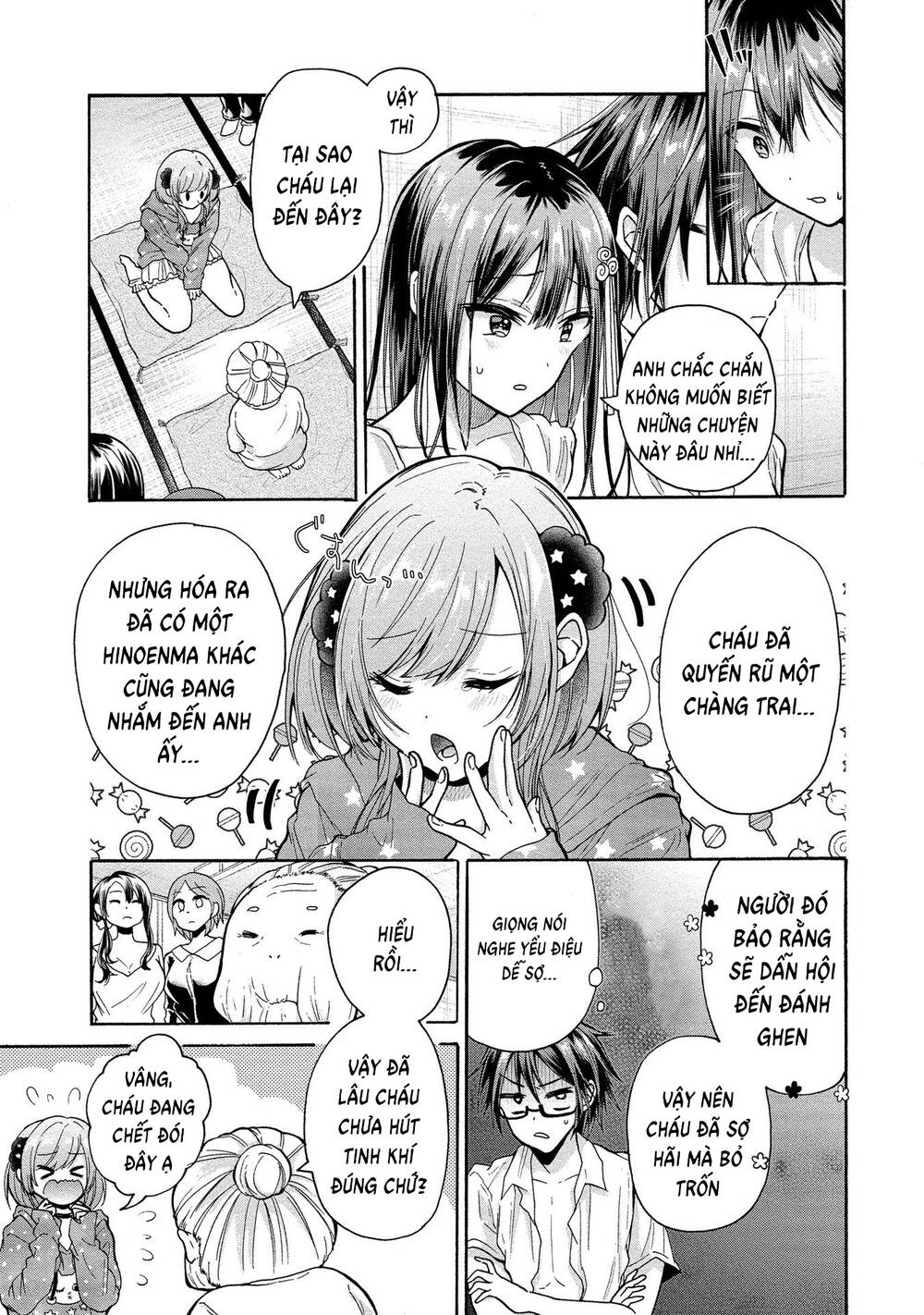 Ba chị em nhà này đang cố quyến rũ tôi!!: Chapter 9