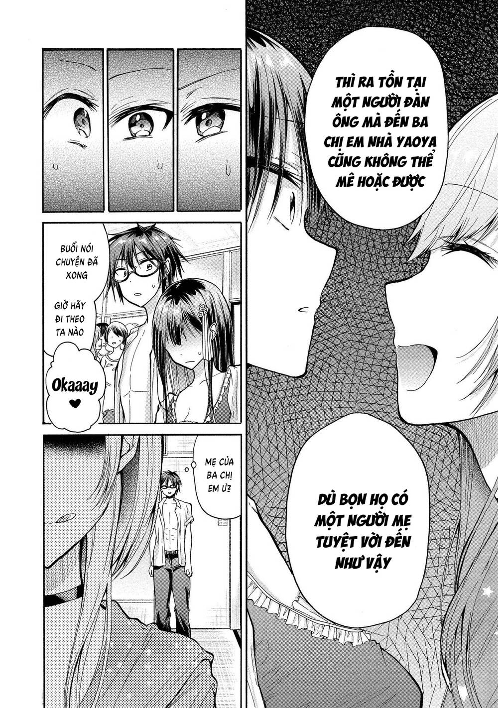 Ba chị em nhà này đang cố quyến rũ tôi!!: Chapter 9