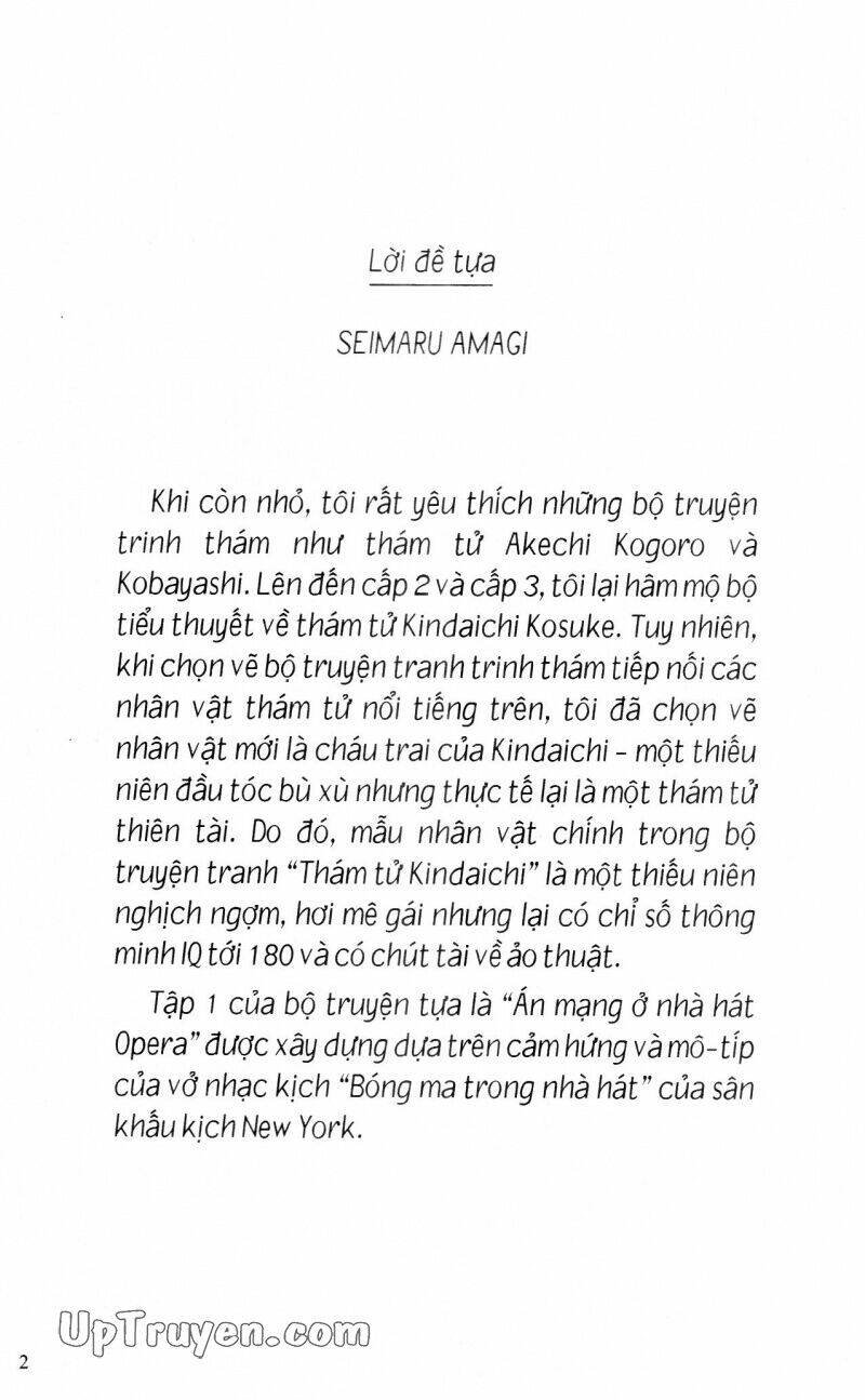 Thám Tử Kindaichi (Special Edition): Chapter 1
