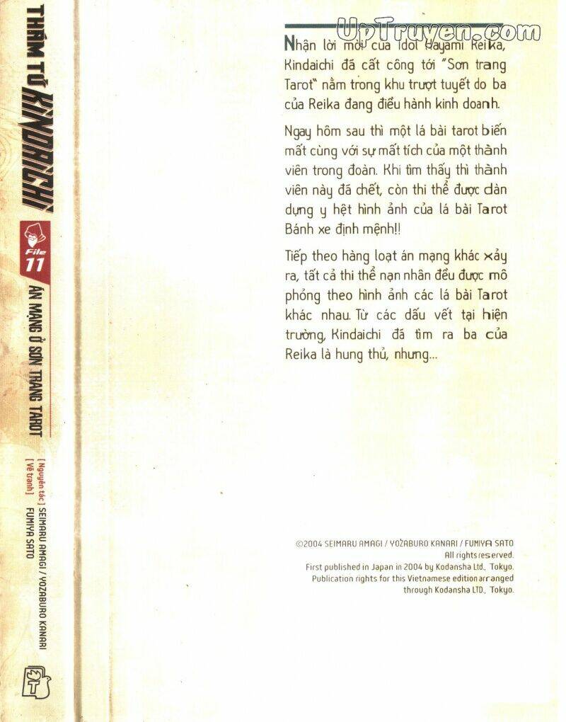 Thám Tử Kindaichi (Special Edition): Chapter 11: - Án mạng tại sơn trang Tarot