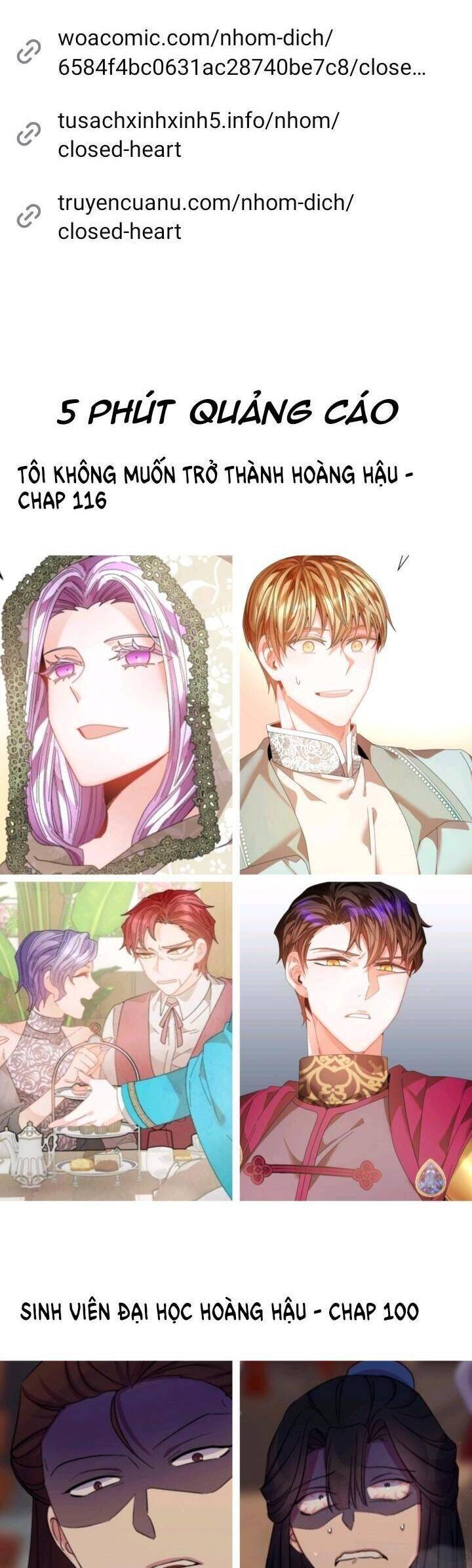 Tôi Không Muốn Trở Thành Hoàng Hậu: Chapter 116
