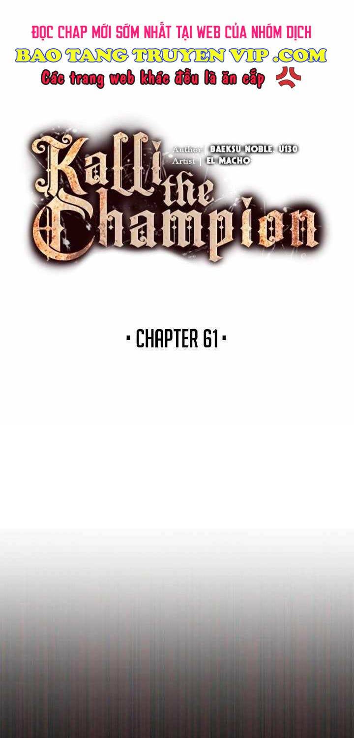 Nhà Vô Địch Kalli: Chapter 61