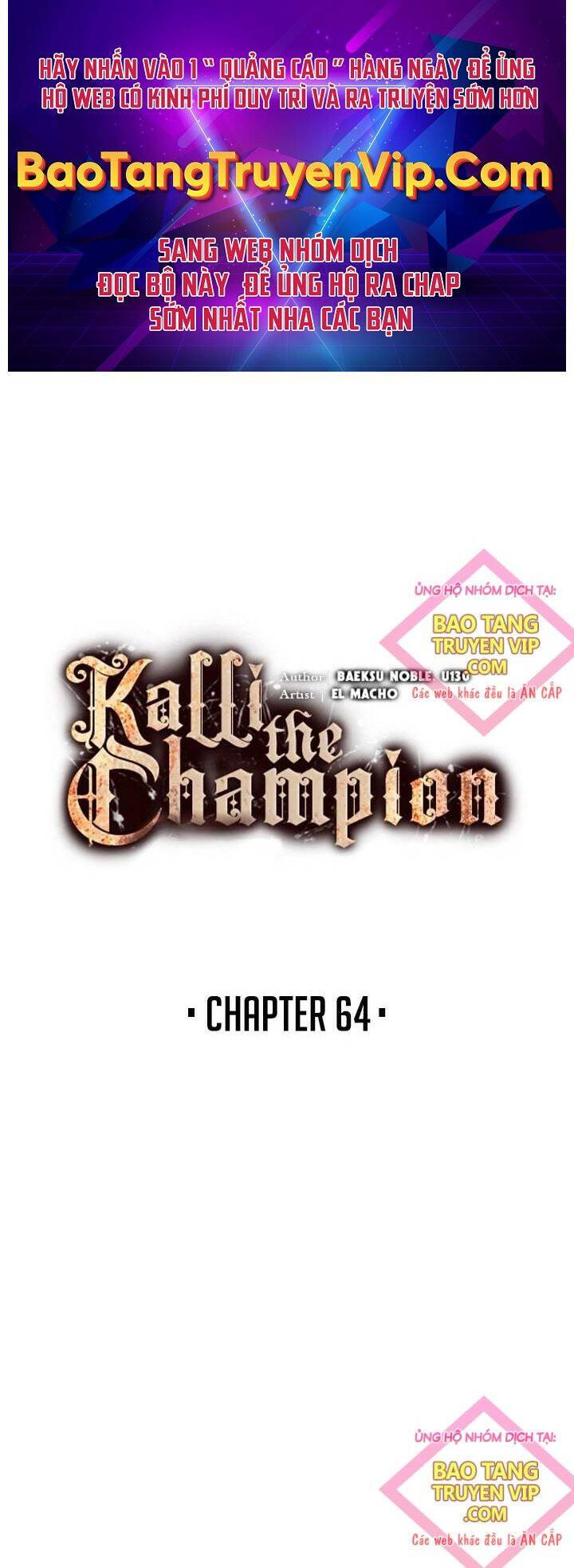 Nhà Vô Địch Kalli: Chapter 64
