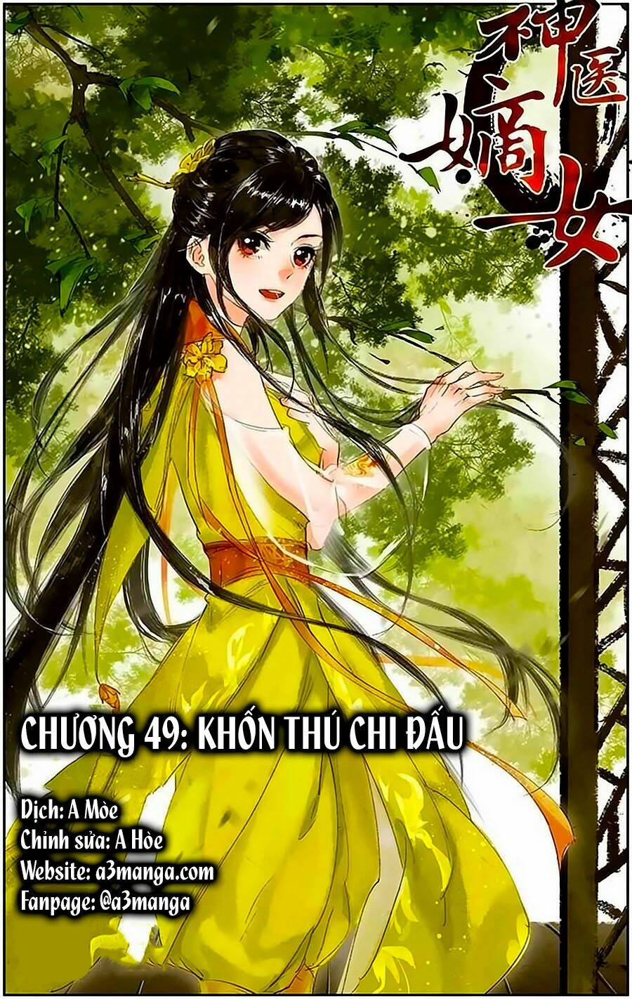 Thần Y Đích Nữ: Chapter 49