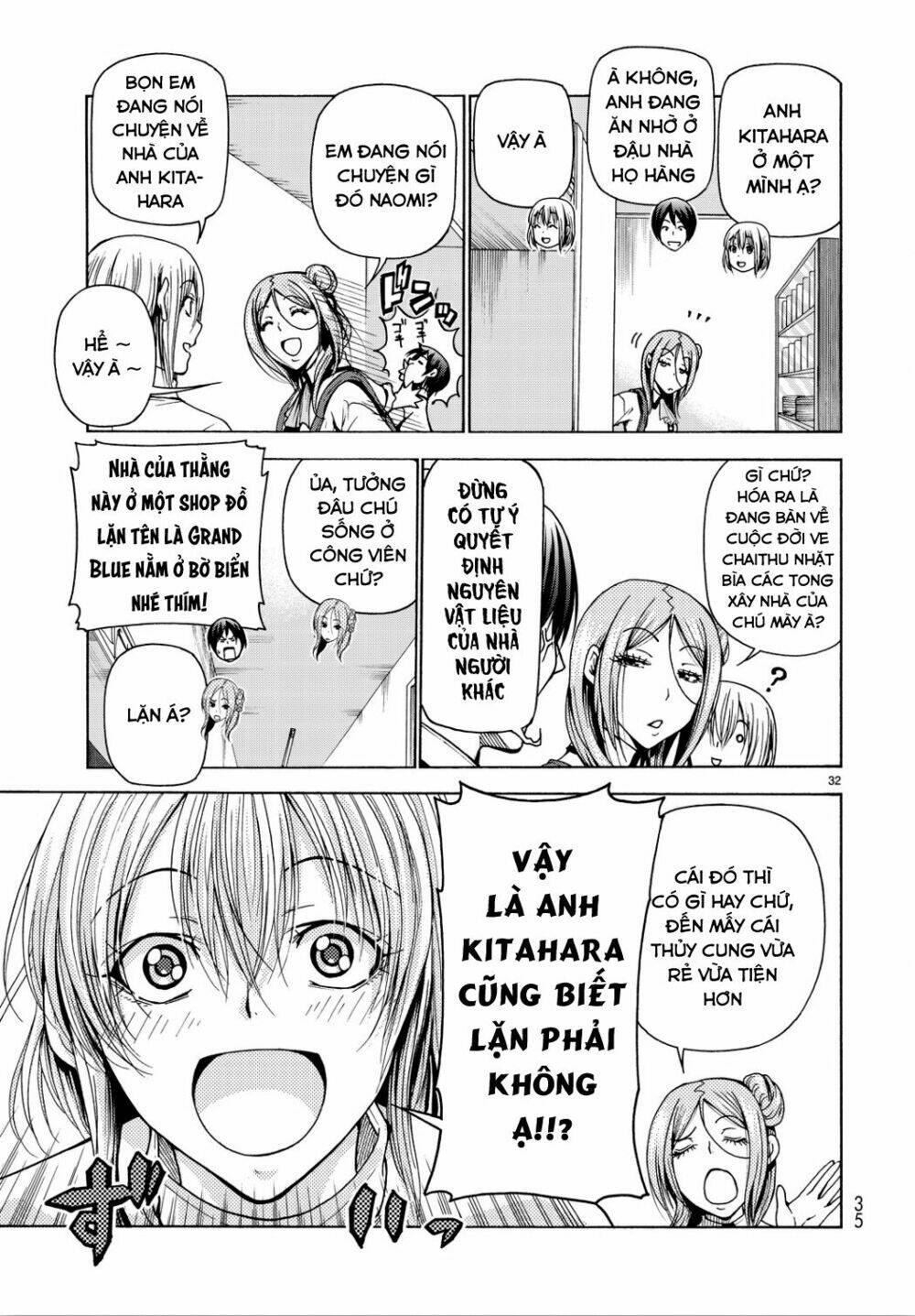Cô Gái Thích Lặn - Grand blue: Chapter 34