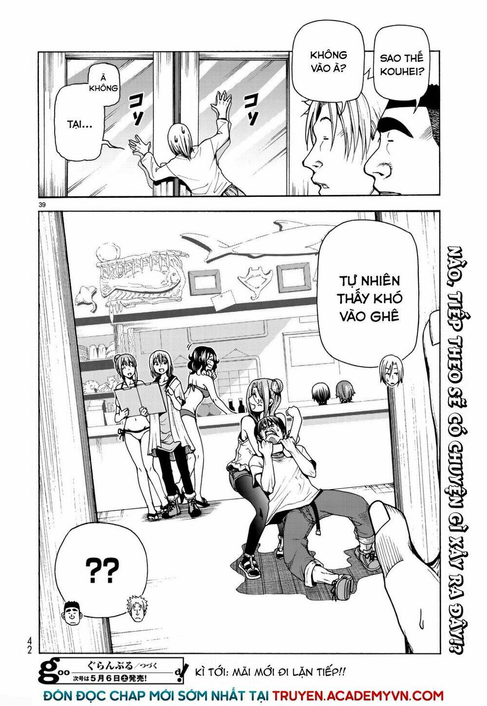 Cô Gái Thích Lặn - Grand blue: Chapter 34