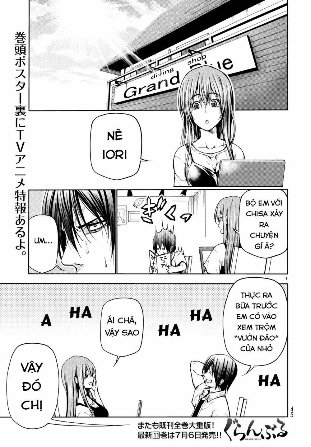 Cô Gái Thích Lặn - Grand blue: Chapter 45