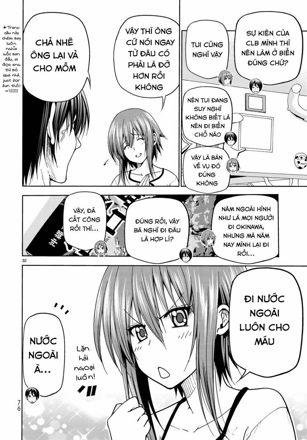 Cô Gái Thích Lặn - Grand blue: Chapter 45