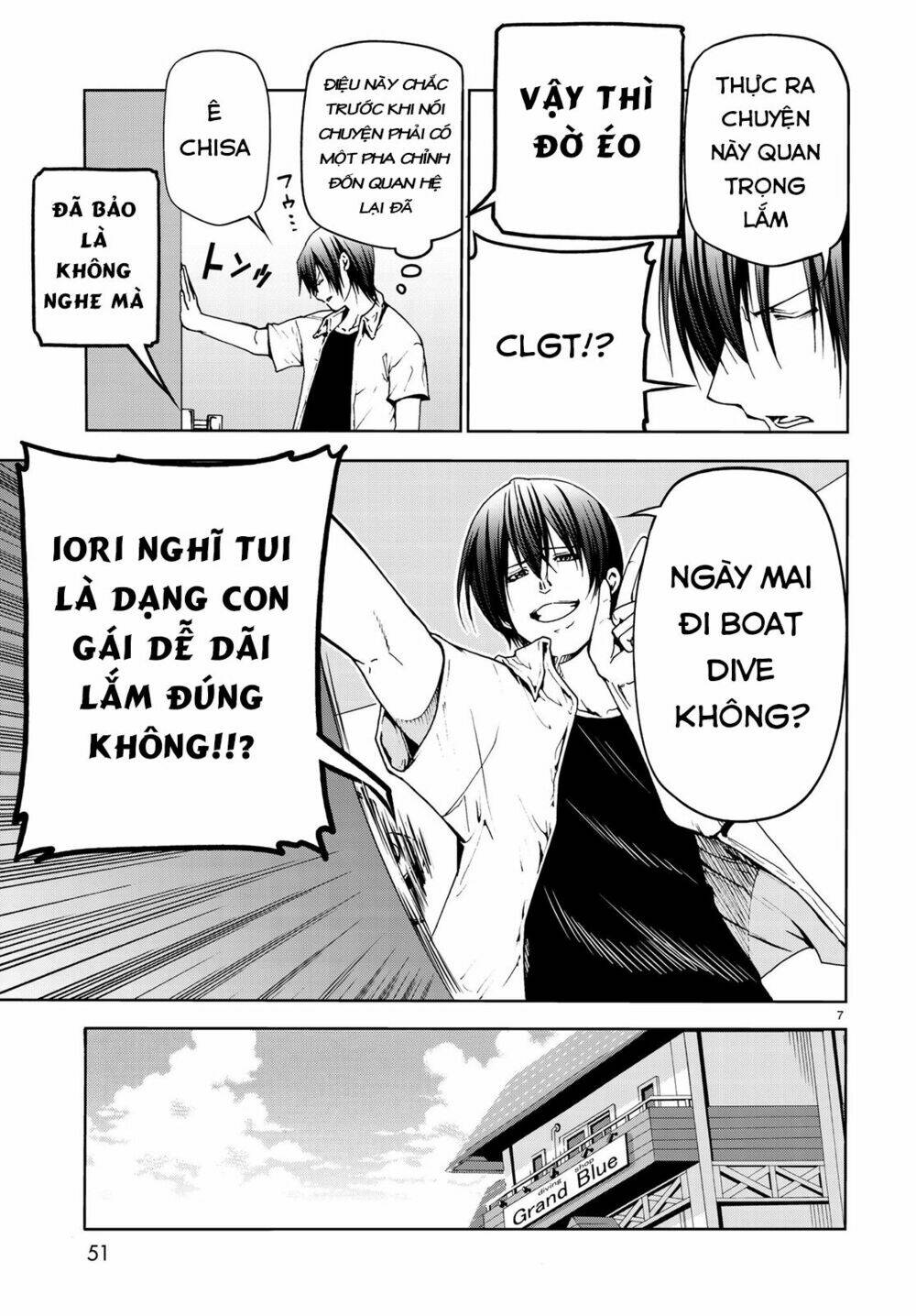 Cô Gái Thích Lặn - Grand blue: Chapter 45
