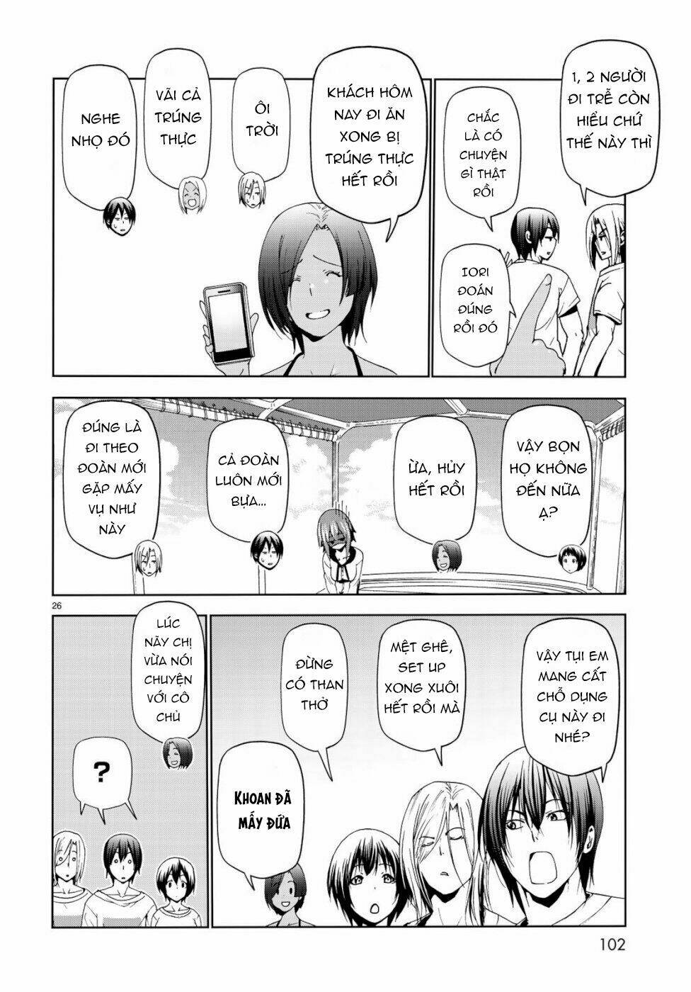Cô Gái Thích Lặn - Grand blue: Chapter 56
