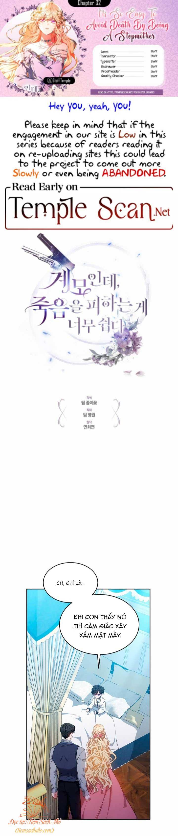 Dù Là Mẹ Kế Nhưng Tôi Thoát Khỏi Cái Chết Rất Dễ Dàng: Chapter 32